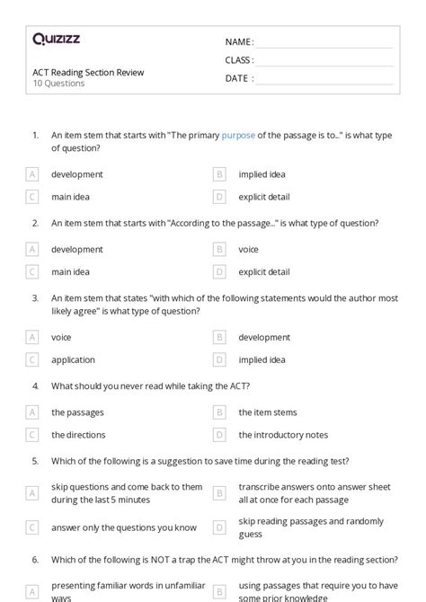 50 Reading Strategies Worksheets On Quizizz Free And Printable