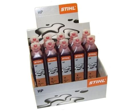 Stihl HP Two Stroke Engine Oil 1 Shot Box Of 10 FR Jones And Son