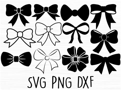 Bow Svg Bow Tie Svg Ribbon Svg Bow Clipart Svg Bow Png Etsy