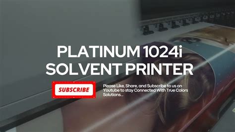 Platinum 1024i Solvent Printer High Speed Digital Printing Machine