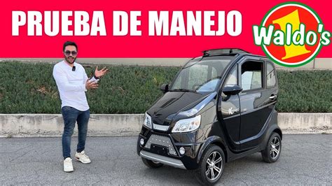 Maneje El Auto ELECTRICO DE WALDOS YouTube