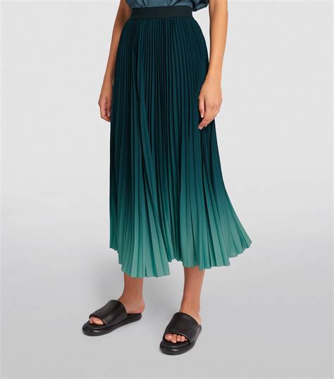 Weekend Max Mara Ombré Pleated Skirt Harrods Au