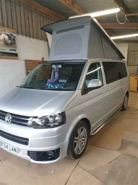 Vw T5t6 Pop Topelevating Roofslim Roof Fully Fitted £220000 Picclick Uk