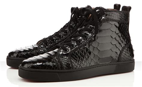 Christian Louboutin Louis Python Crystal Sneakers Upscalehype