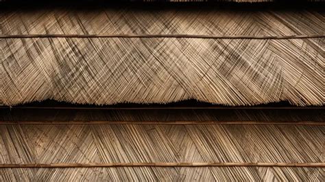 Exquisite Close Up Of Japanese Thatched Roof Texture Background Thatch Bamboo Texture Bamboo