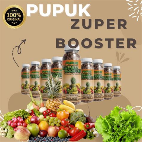 Jual Pupuk Zuper Booster Beli Dapat Pemicu Pertumbuhan Buah Dan