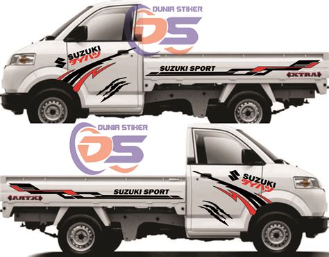 Stiker Mobil Pick Up Apv Stiker Striping Suzuki Sport Stiker Mobil Pick