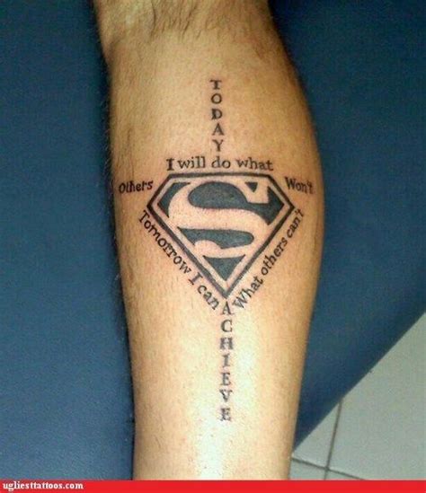 superman tattoo on neck - lineartdrawingsanimalssketch