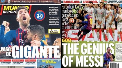 Messi Stende Il Liverpool Le Reazioni Della Stampa Estera