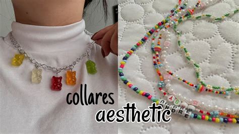 Hice Mis Propios COLLARES AESTHETIC Super Faciles Andrea Casallas