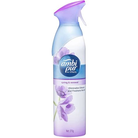 Ambi Pur Air Effects Aerosol Air Freshner Spring And Renewal 275g Woolworths