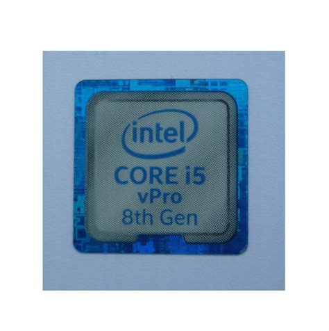 111b Naklejka Intel Core I5 Vpro 8th Gen 18 X 18 M 7588560268