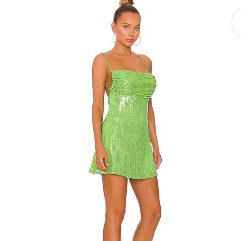 Nbd Dresses Nbd Green Sequin Mini Dress Poshmark