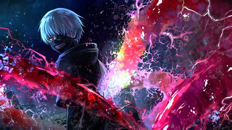 Fond D Cran Tokyo Ghoul Kaneki Ken Anime Masque Fan Art Cheveux Anime