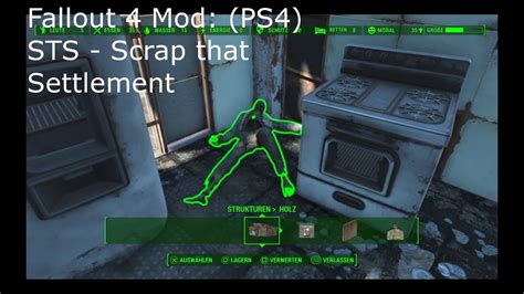 Fallout 4 Mod Sts Scrap That Settlement Ps4 Youtube