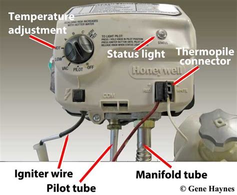 Honeywell Gas Control Valve Diagram Standing Pilot Combinati