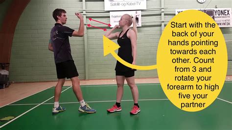 BADMINTON EXERCISE 49 FOREARM ROTATION AND TIMING TRAINING YouTube