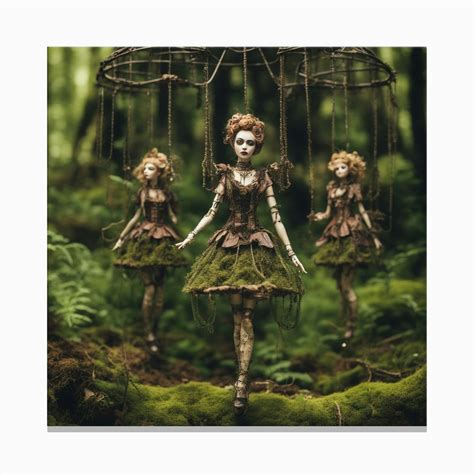 Steampunk Marionette Forrest Fairies Canvas Print By Mrsparmesan Fy