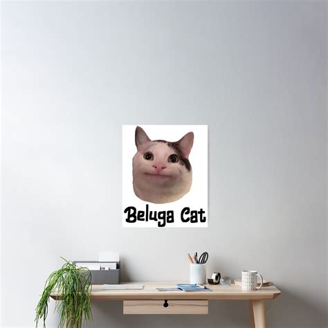 Beluga Cat Discord Pfp Poster By Liamandlore Redbubble