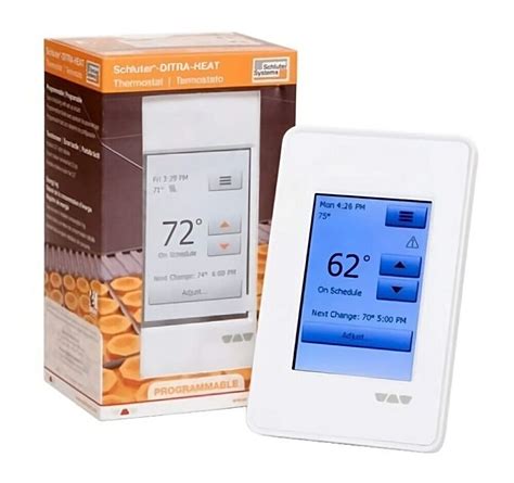 10 X Schluter Ditra Heat E RT Touchscreen Programmable Thermostat