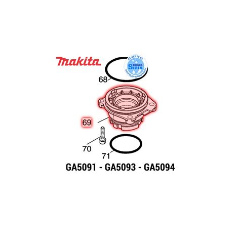 Caja De Rodamiento B Makita Ga5091 Ga5093 Ga5094