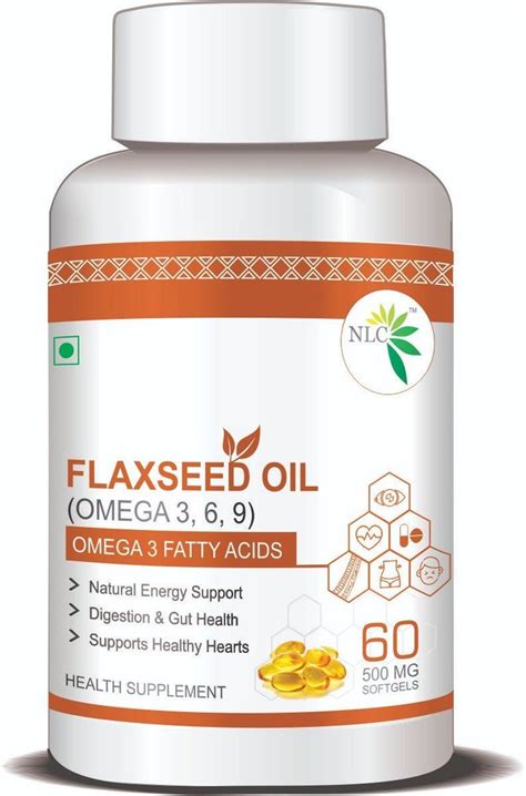 Flaxseed Oil 500mg Omega 3 6 9 Softgel Packaging Type Bottles At ₹ 85 Bottle In New Delhi