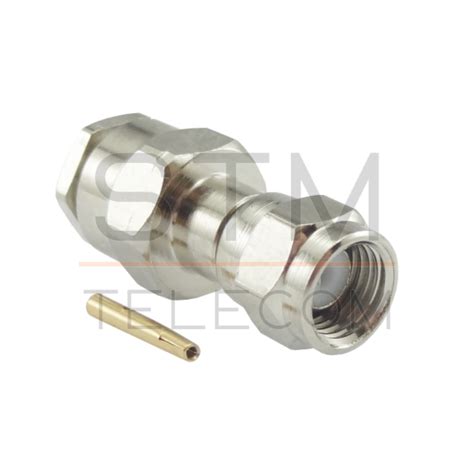 Conector Sma Macho Reverso Reto Prensa Cabo Rg Rgc Shopee Brasil