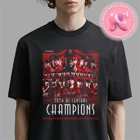 Cleveland Guardians Wins The Al Central Division Champions Mlb 2024 Unisex T Shirt