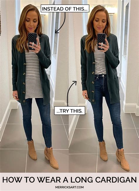 How To Wear Long Cardigan With Jeans Dresses Images 2022