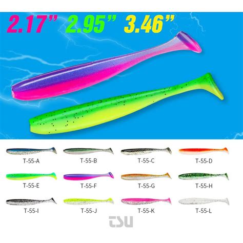 Tsurinoya Malaysia T TAIL Worm Soft Bait 55mm 75mm Shopee Malaysia