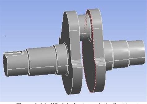 Figure 2 From Modeling And Optimization Of Crankshaft Design Using Ansys Semantic Scholar