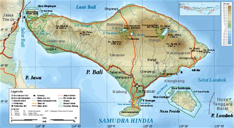 Bali Tourist Map Hd Best Tourist Places In The World