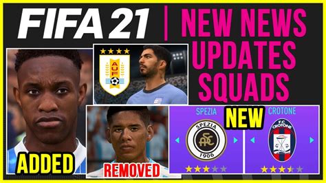 Fifa 21 News Title Update 3 1 Latest Squad Upadtae New Face Scans