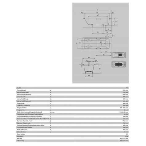 Kaldewei Cayono Single Ended Steel Bath Mm X Mm Tap Hole