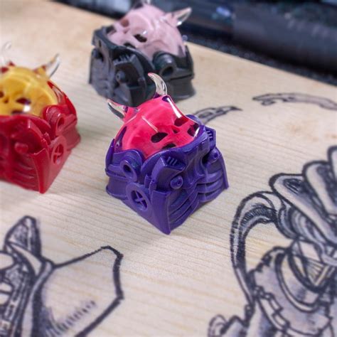 Projectkey Laser Space Skull V Keycap Archivist