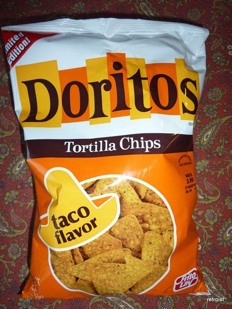 Doritos Taco Flavored The Original Doritos Discontinued Food