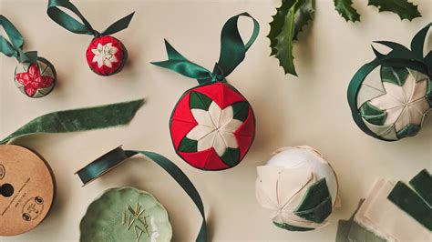 Patchwork Christmas bauble DIY by Søstrene Grene YouTube