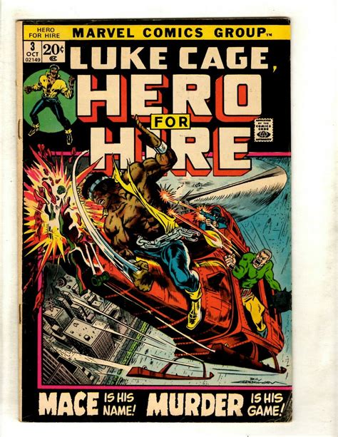 Luke Cage Hero For Hire 3 FN Marvel Comic Book Harlem Copperhead