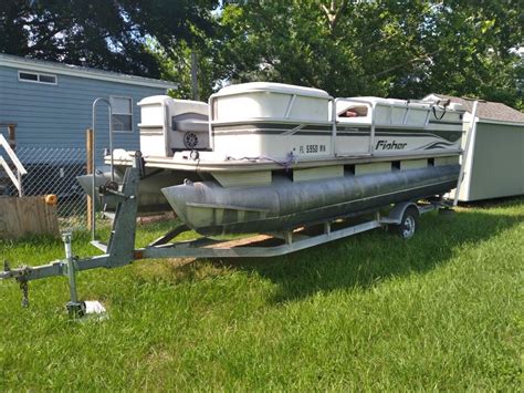 2002 Fisher 200 Freedom Pontoon Boat 21 For Sale In Lakeland Fl Offerup