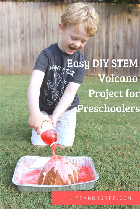 Easy DIY STEM Volcano Project - Life Anchored