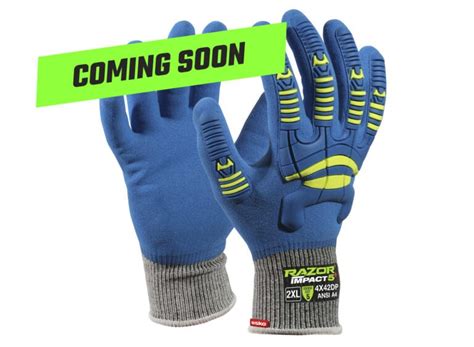 Esko Razor Impact Glove Blue Esko Safety