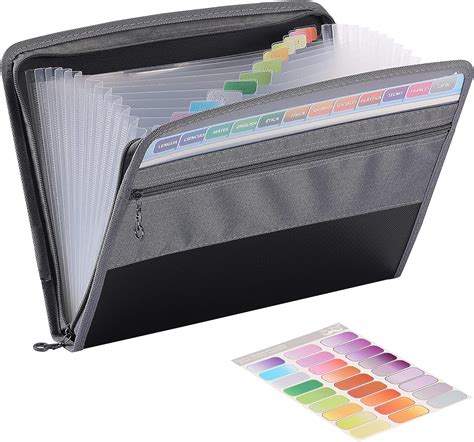 Amazon Mr Pen Accordion File Organizer 13 Pockets Black