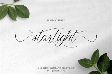 Descargar Fuente Starlight Modern Calligraphy GRATIS En IFONT