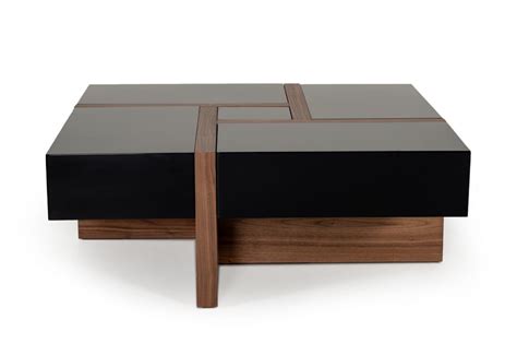 Modrest Makai Modern Black Walnut Coffee Table By VIG Furniture