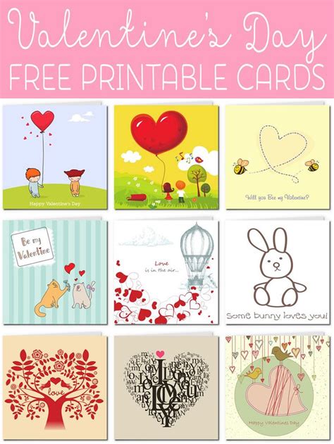 80 Free Printable Valentine Cards for 2024