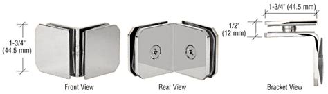 Crl Monaco Series Degree Glass To Glass Clamps