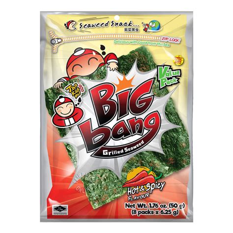 Tao Kae Noi Big Bang Grilled Seaweed Hot Spicy NTUC FairPrice