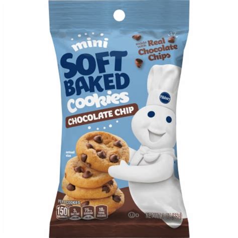 Pillsbury Mini Chocolate Chip Soft Baked Cookies, 3 oz - King Soopers