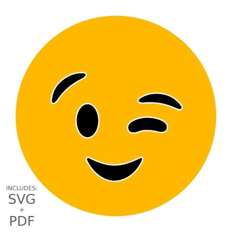 Wink Eye Svg Etsy