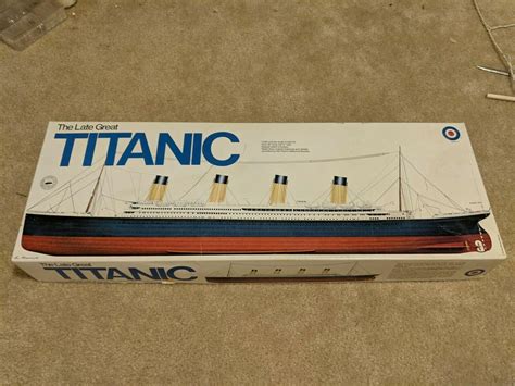 "The Late Great Titanic" Model Kit 1:350 Scale No. 8509 by Entex ...